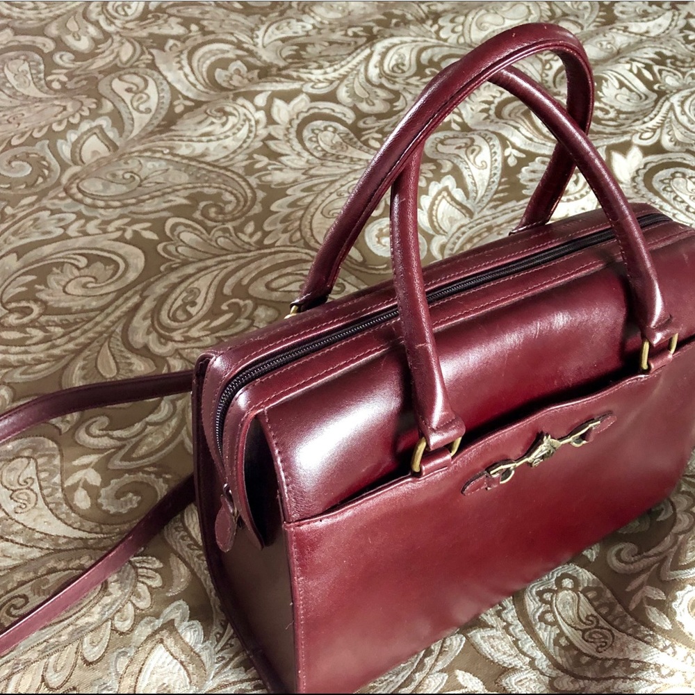 Vintage Leather Career Bag